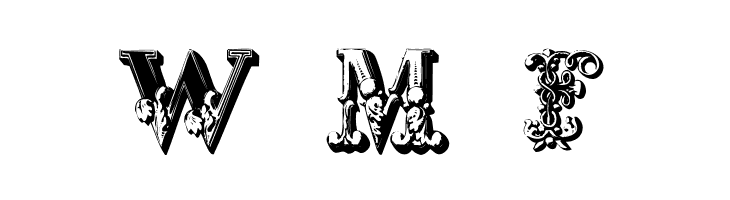 CorrodetInitials  Free Fonts Download