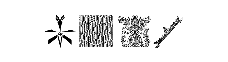 AbstractBats  Free Fonts Download