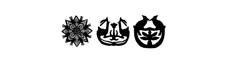 AbstractBats  Free Fonts Download