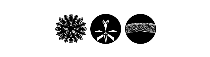 AbstractBats  Free Fonts Download