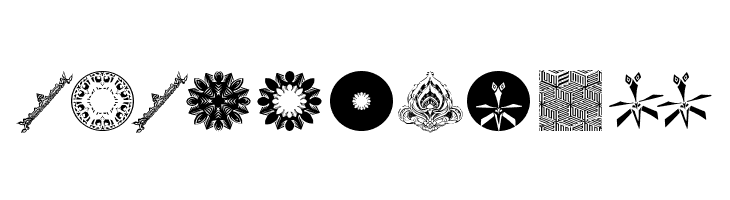 AbstractBats  Free Fonts Download