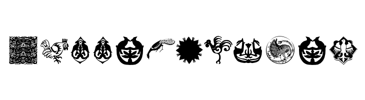 AbstractBats  Free Fonts Download