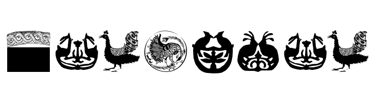 AbstractBats  Free Fonts Download