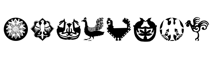 AbstractBats  Free Fonts Download