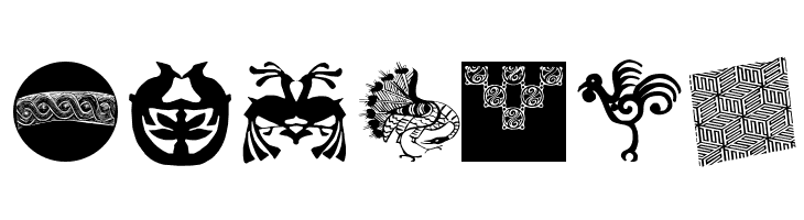 AbstractBats  Free Fonts Download