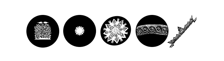 AbstractBats  Free Fonts Download