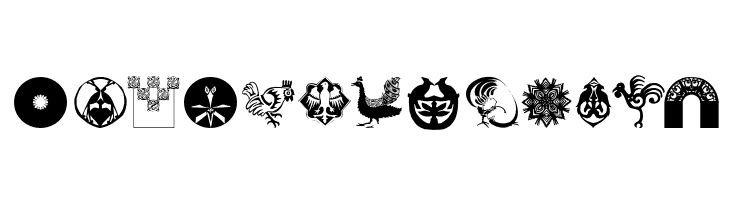 AbstractBats  Free Fonts Download