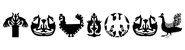 AbstractBats  Free Fonts Download