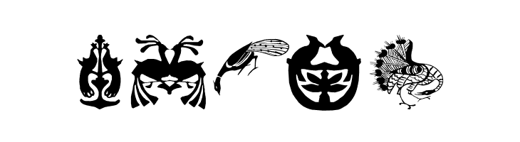 AbstractBats  Free Fonts Download