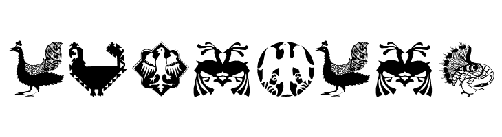 AbstractBats  Free Fonts Download