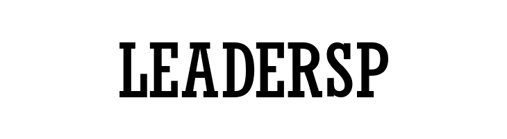 LEADERSP RockyXCond Font