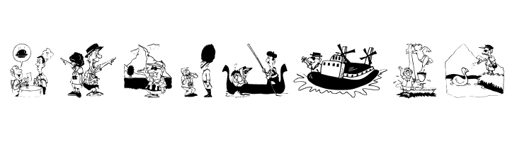 Tourists  Free Fonts Download