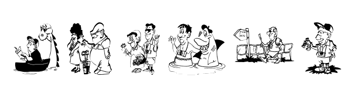 Tourists  Free Fonts Download