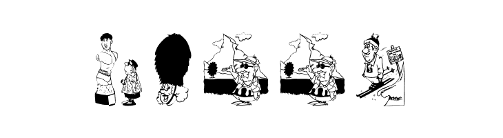 Tourists  Free Fonts Download