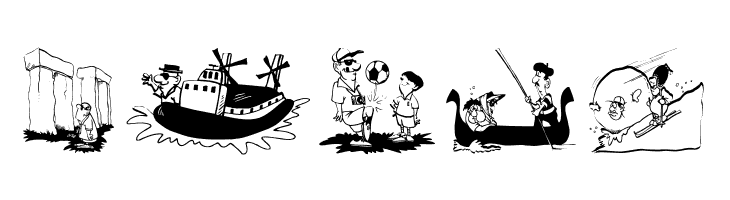 Tourists  Free Fonts Download