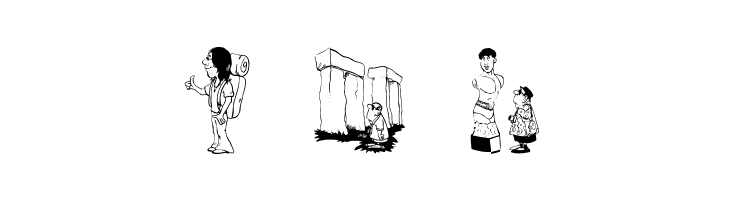 Tourists  Free Fonts Download