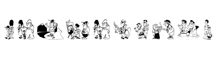 Tourists  Free Fonts Download