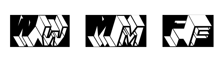 ZigZagThree  Free Fonts Download