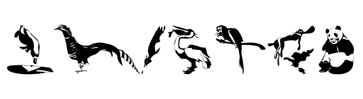 AnimalsPrey-2006  Free Fonts Download
