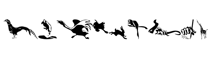 AnimalsPrey-2006  Free Fonts Download