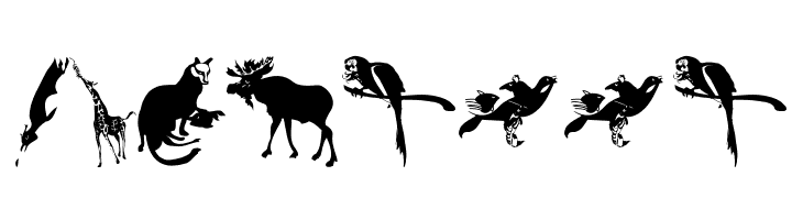 AnimalsPrey-2006  Free Fonts Download