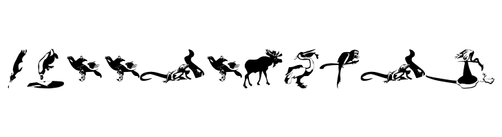 AnimalsPrey-2006  Free Fonts Download