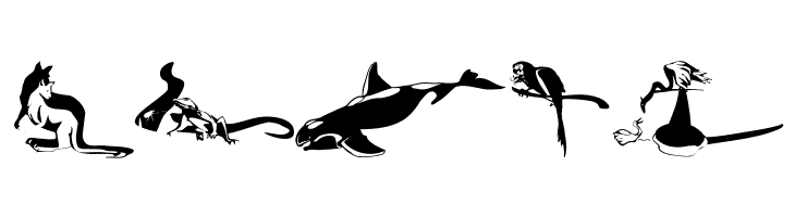 AnimalsPrey-2006  Free Fonts Download