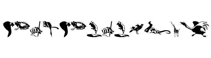 AnimalsPrey-2006  Free Fonts Download