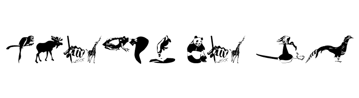 AnimalsPrey-2006  Free Fonts Download