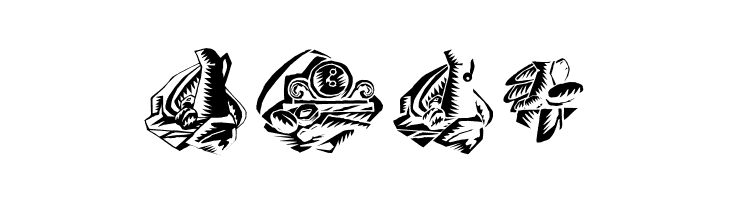 StillLebenFourKinds  Free Fonts Download