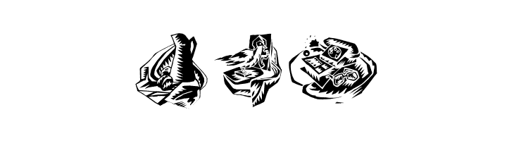 StillLebenFourKinds  Free Fonts Download
