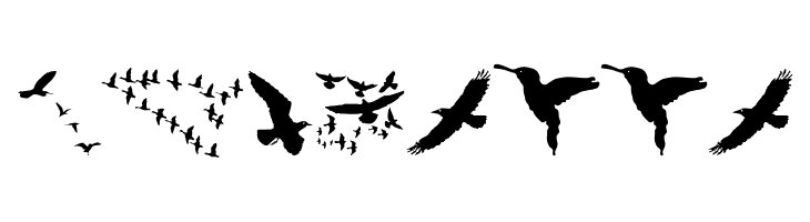 BirdsAndFriends  Free Fonts Download