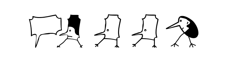 BubbleToBird  Free Fonts Download