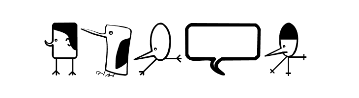 BubbleToBird  Free Fonts Download