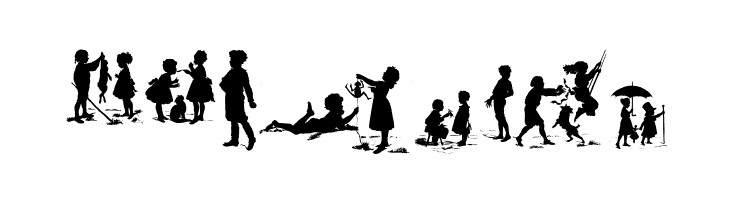 SilhouettesABZ  Free Fonts Download