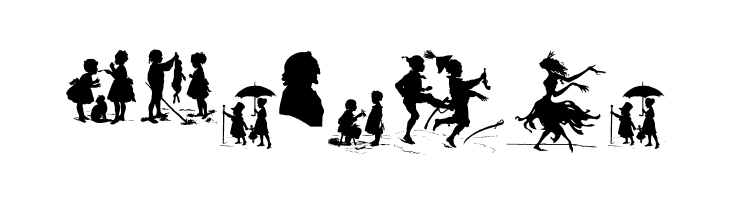 SilhouettesABZ  Free Fonts Download