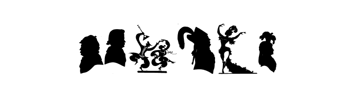 SilhouettesABZ  Free Fonts Download
