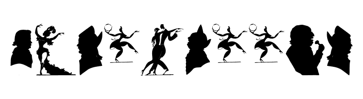 SilhouettesABZ  Free Fonts Download