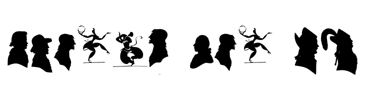 SilhouettesABZ  Free Fonts Download