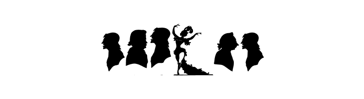 SilhouettesABZ  Free Fonts Download