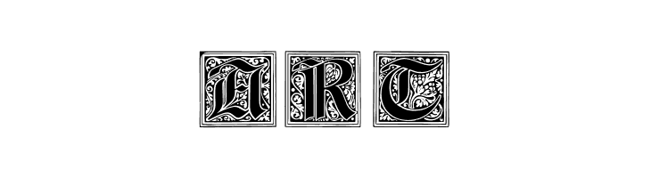 Neugotische Initialen  Free Fonts Download