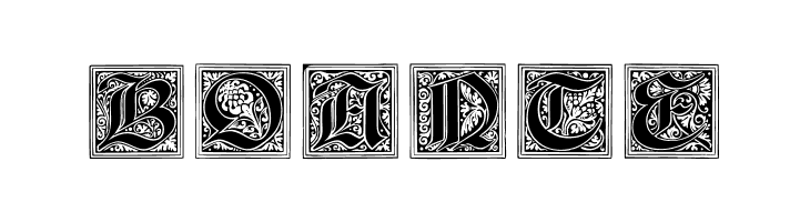 Neugotische Initialen  Free Fonts Download