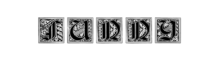 Neugotische Initialen  Free Fonts Download