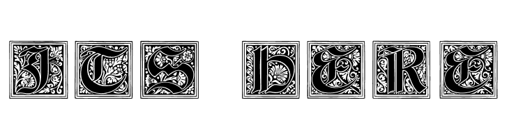 Neugotische Initialen  Free Fonts Download