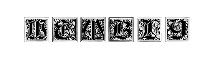 Neugotische Initialen  Free Fonts Download