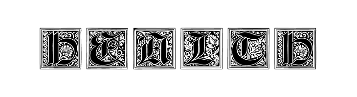 Neugotische Initialen  Free Fonts Download