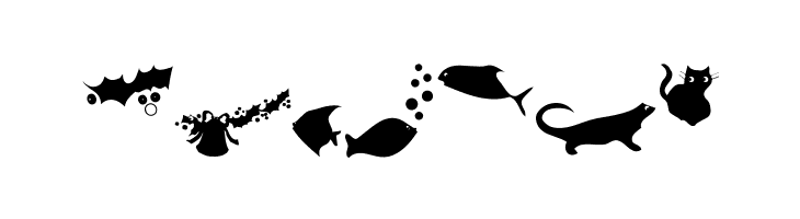 SimpleSilhouettes  Free Fonts Download