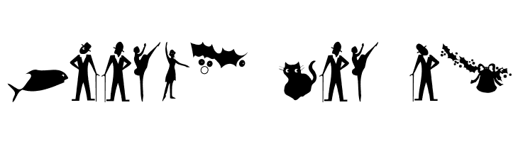 SimpleSilhouettes  Free Fonts Download