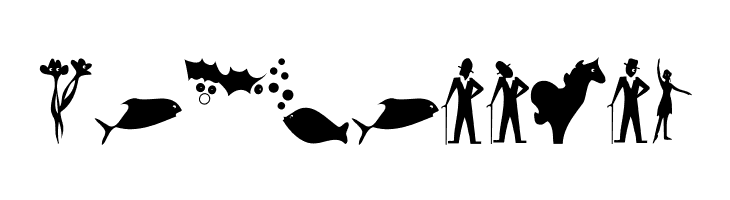 SimpleSilhouettes  Free Fonts Download