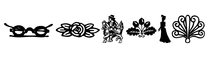 WoodcutOrnaments  Free Fonts Download